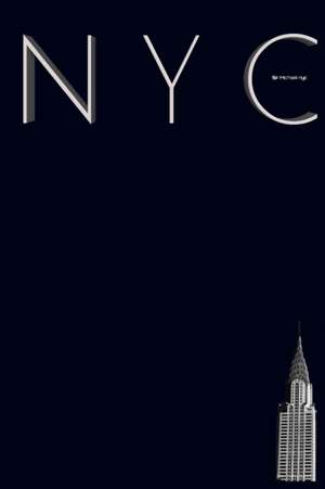 Huhn, M: NYC Chrysler building midnight black grid style pag