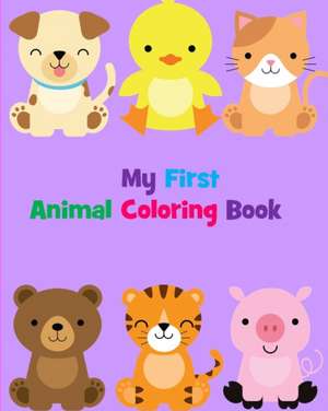 My First Animal Coloring Book de The Little Learner's Club