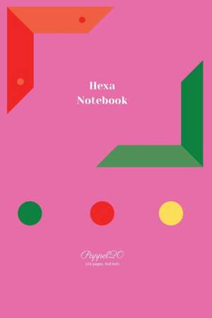 Hexa Notebook| Pink Cover |6x9 de Pappel20