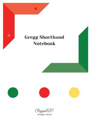 Gregg Shorthand Notebook| White Cover |6x9 de Pappel20