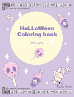 Halloween coloring book for kids de Raz McOvoo