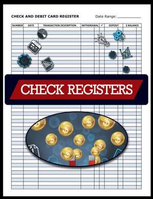 Check and Debit Card Register, Check Registers de Nisclaroo