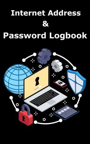 Internet Address & Password Logbook de Nisclaroo