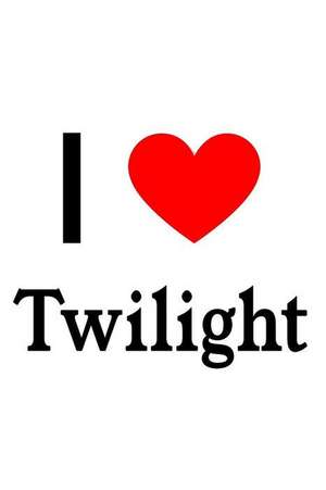 I Love Twilight: Twilight Designer Notebook de Perfect Papers