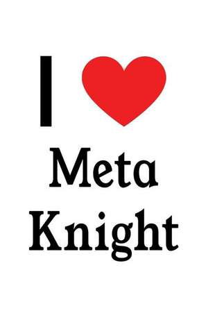 I Love Meta Knight: Meta Knight Designer Notebook de Perfect Papers