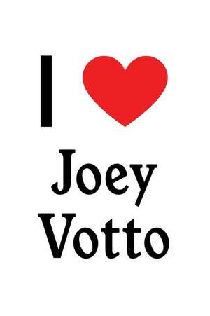 I Love Joey Votto: Joey Votto Designer Notebook de Perfect Papers