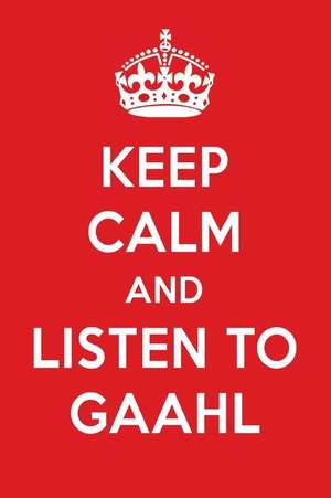 Keep Calm and Listen to Gaahl: Gaahl Designer Notebook de Perfect Papers