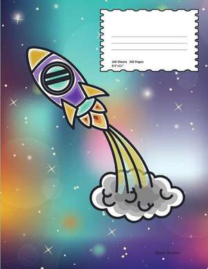 Space Rocket: School Supplies Composition Book for Kids de Kai Journals