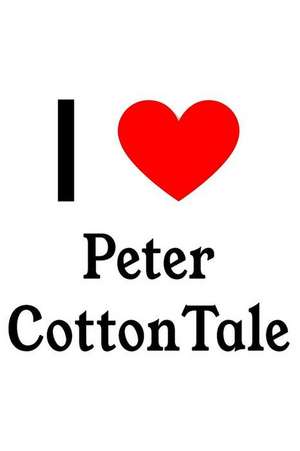 I Love Peter Cottontale: Peter Cottontale Designer Notebook de Perfect Papers