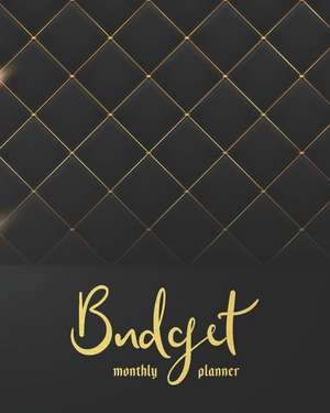 Monthly Budget Planner: Black Gold 12 Month Financial Planning Journal, Monthly Expense Tracker and Organizer (Bill Tracker, Expense Tracker, de Maggie C. Harrington