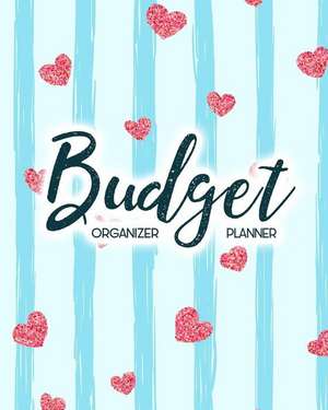 Budget Planner Organizer: Pink Mini Heart 12 Month Budget Planner Journal Notebook Finance Planner, Money Organizer, Debt Tracker de Maggie C. Harrington