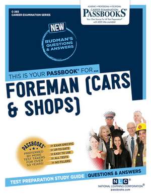 National Learning Corporation: Foreman (Cars & Shops) (C-265