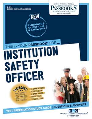 Institution Safety Officer (C-370) de National Learning Corporation