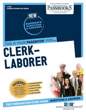 Clerk-Laborer (C-1190) de National Learning Corporation