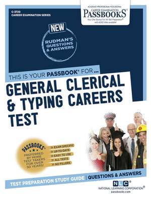 General Clerical & Typing Careers Test (C-3720) de National Learning Corporation