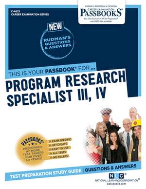 Program Research Specialist III/IV (C-4625) de National Learning Corporation