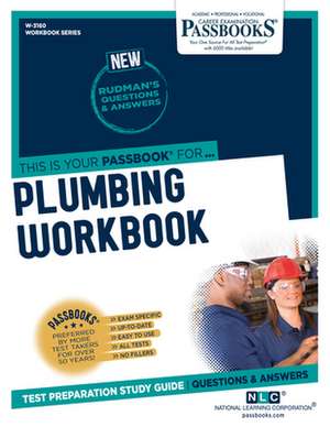 Plumbing Workbook (W-3160) de National Learning Corporation