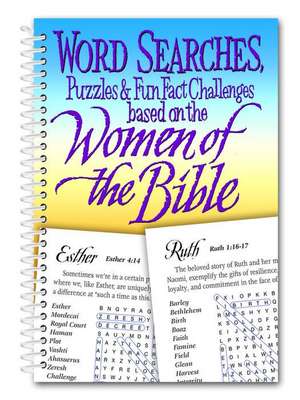 Word Search Based on the Women of the Bible de Product Concept Editors