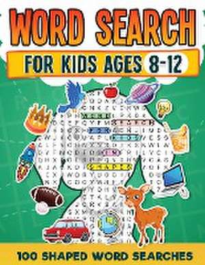 Word Search For Kids Ages 8-12 | 100 Fun Shaped Word Search Puzzles | Childrens Activity Book | Advanced Level Puzzles | Search and Find to Improve Vocabulary and Spelling Skills| Large Print de Rr Publishing