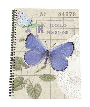 Holly Blue A5 Spiral Notepad de New Holland Publishers