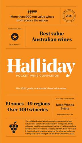 Halliday Pocket Wine Companion 2023 de James Halliday