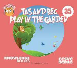 Tas and Bec Play in the Garden de William Ricketts