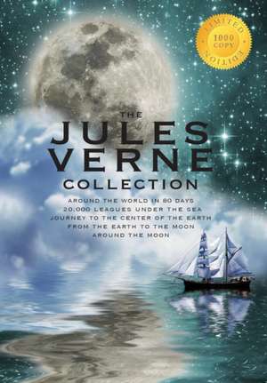 The Jules Verne Collection (5 Books in 1) Around the World in 80 Days, 20,000 Leagues Under the Sea, Journey to the Center of the Earth, from the Eart de Jules Verne