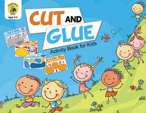 Cut and Glue Activity Book for Kids de Talking Turtle Books