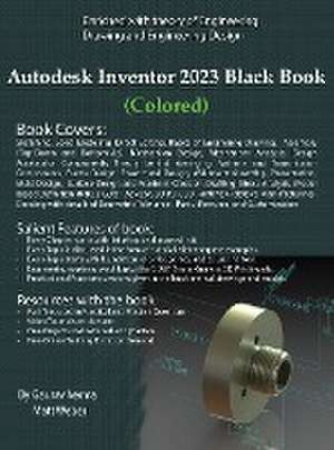 Autodesk Inventor 2023 Black Book (Colored) de Gaurav Verma