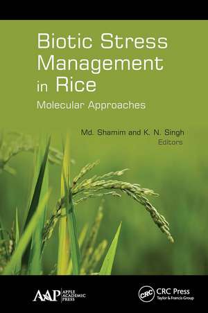 Biotic Stress Management in Rice: Molecular Approaches de Md. Shamim