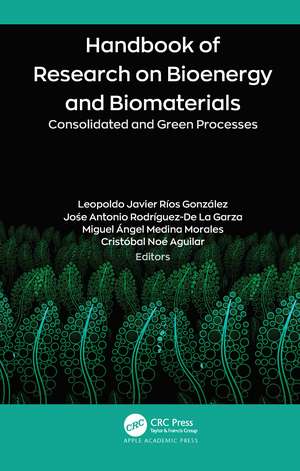 Handbook of Research on Bioenergy and Biomaterials: Consolidated and Green Processes de Leopoldo Javier Ríos González