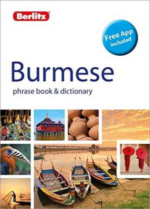 Berlitz Phrase Book & Dictionary Burmese(bilingual Dictionary) de Berlitz