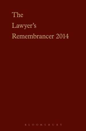 LAWYERS REMEMBRANCER 2014