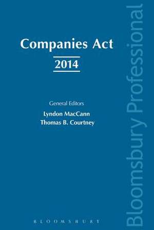 Companies ACT 2014 de Thomas B. Courtney