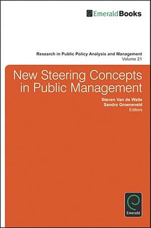 New Steering Concepts in Public Management de Steven Van De Walle