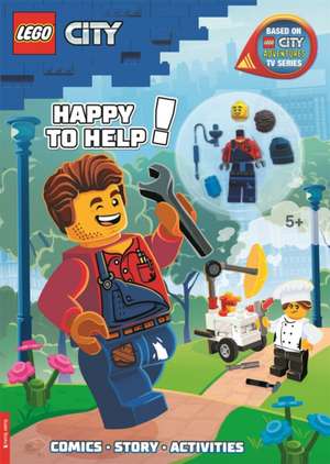 LEGO® City: Happy to Help! Activity Book (with Harl Hubbs minifigure) de Buster Books