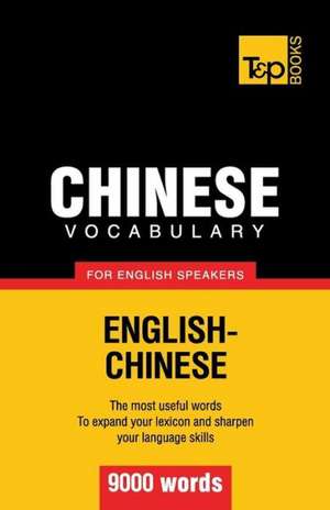 Chinese Vocabulary for English Speakers - 9000 Words: Transcription - IPA de Andrey Taranov