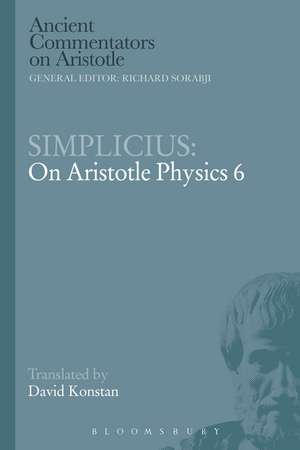 Simplicius: On Aristotle Physics 6 de David Konstan