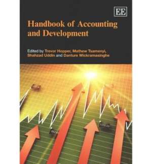 Handbook of Accounting and Development de Trevor Hopper