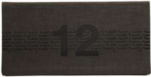 2012 LONG WALLET PLANNER GREY LINEN