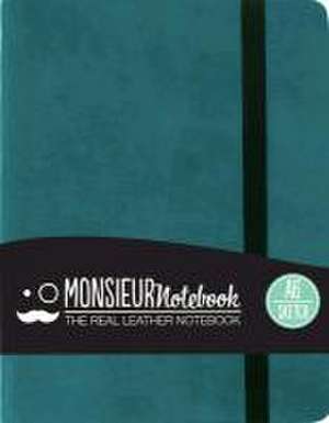 Monsieur Notebook A6 - blanko (140gr) türkis de Monsieur