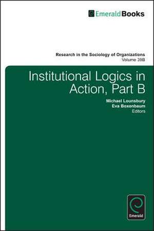 Institutional Logics in Action de Michael Lounsbury