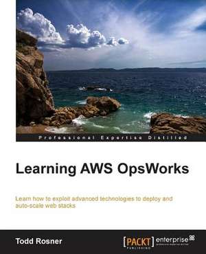 Learning Aws Opsworks de Todd Rosner