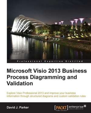 Microsoft VISIO 2013 Business Process Diagramming and Validation: A Comprehensive Primer de David Parker