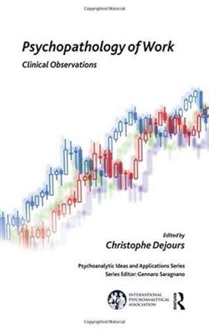 Psychopathology of Work: Clinical Observations de Christophe Dejours