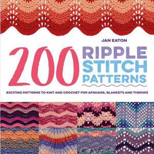 Eaton, J: 200 Ripple Stitch Patterns de Jan Eaton