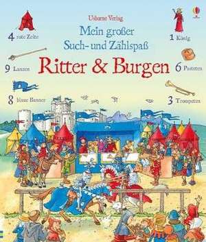 Mein großer Such- und Zählspaß: Ritter und Burgen de Hazel Maskell