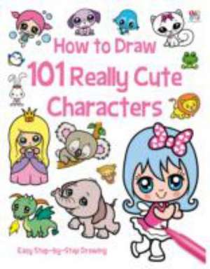 How to Draw 101 Really Cute Characters de Nat Lambert