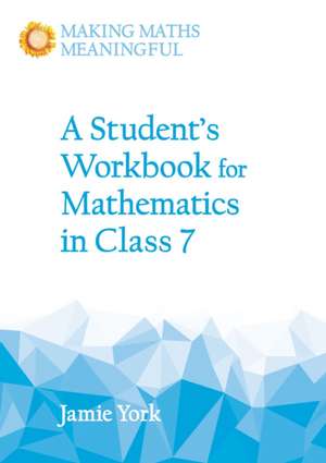 A Student's Workbook for Mathematics in Class 7 de Jamie York