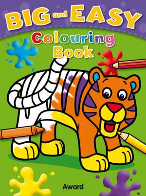 Big and Easy Coloring Book - Tiger de Angela Hewett